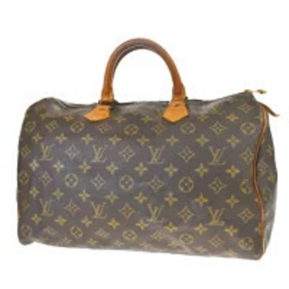 Louis Vuitton Speedy Handbag Boston Monogram Leather